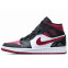 Кроссовки женские Nike Air Jordan 1 Mid Bred Toe