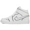 Кроссовки женские Nike Air Jordan 1 Mid Iridescent Reflective White