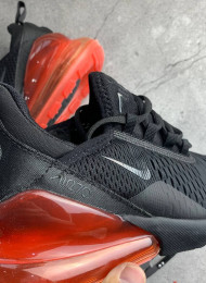 Кроссовки Nike Air Max 270 Black Hot Punch живое фото 4