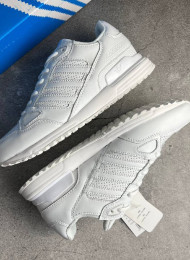 Кроссовки Adidas ZX 750 White Leather живое фото 1