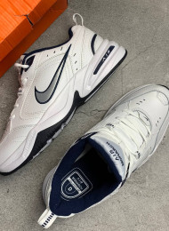Кроссовки Nike Air Monarch 4 (IV) White Blue живое фото 2
