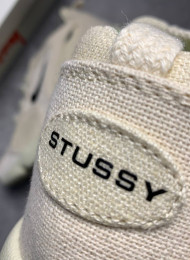Кроссовки Nike Air Zoom Spiridon Cage 2 Stussy Fossil живое фото 4