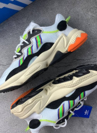 Кроссовки Adidas Ozweego Era Pack White Solar Green живое фото 1