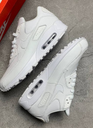 Кроссовки Nike Air Max 90 Leather Pure White живое фото 1