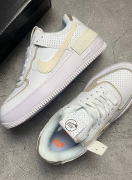 Кроссовки Nike Air Force 1 Shadow Sail White Stone Atomic живое фото 2