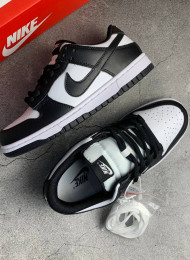 Кроссовки Nike Dunk SB Low Panda Black White  живое фото 2