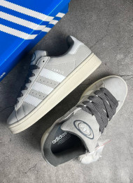 Кроссовки Adidas Campus 00s Grey White живое фото 2